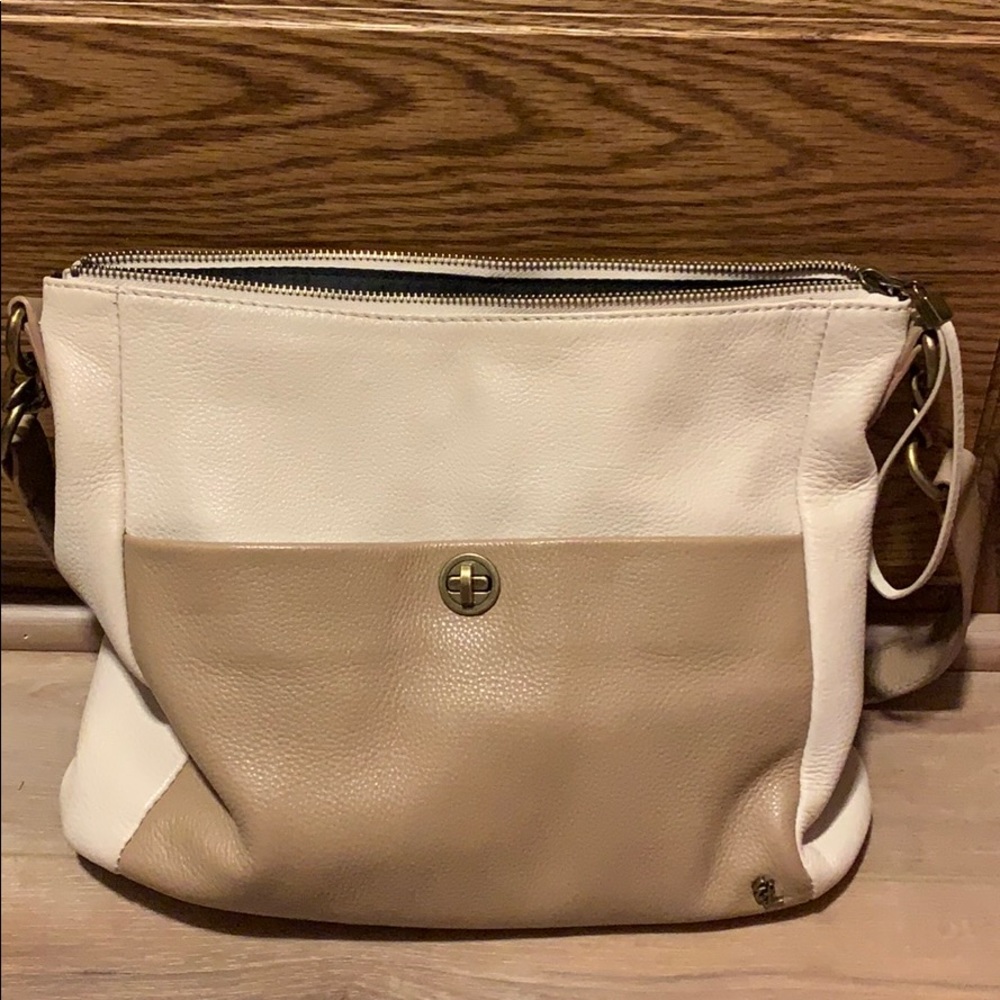 Beautiful Genuine Leather Tan Purse